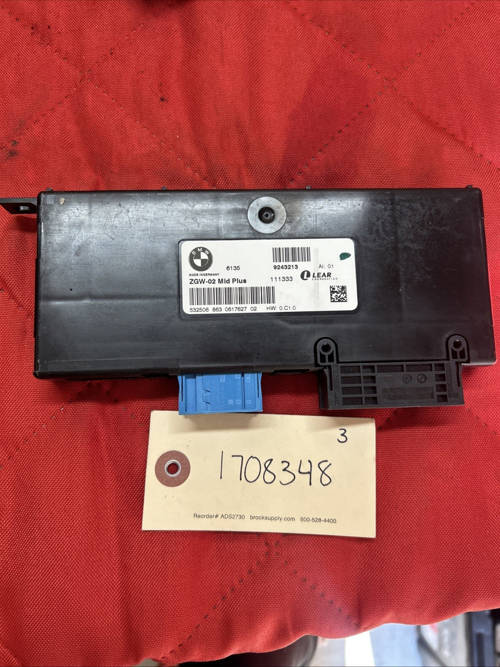BMW X3 F25 Central Gateway Module ECU Control Unit 9282285 OEM