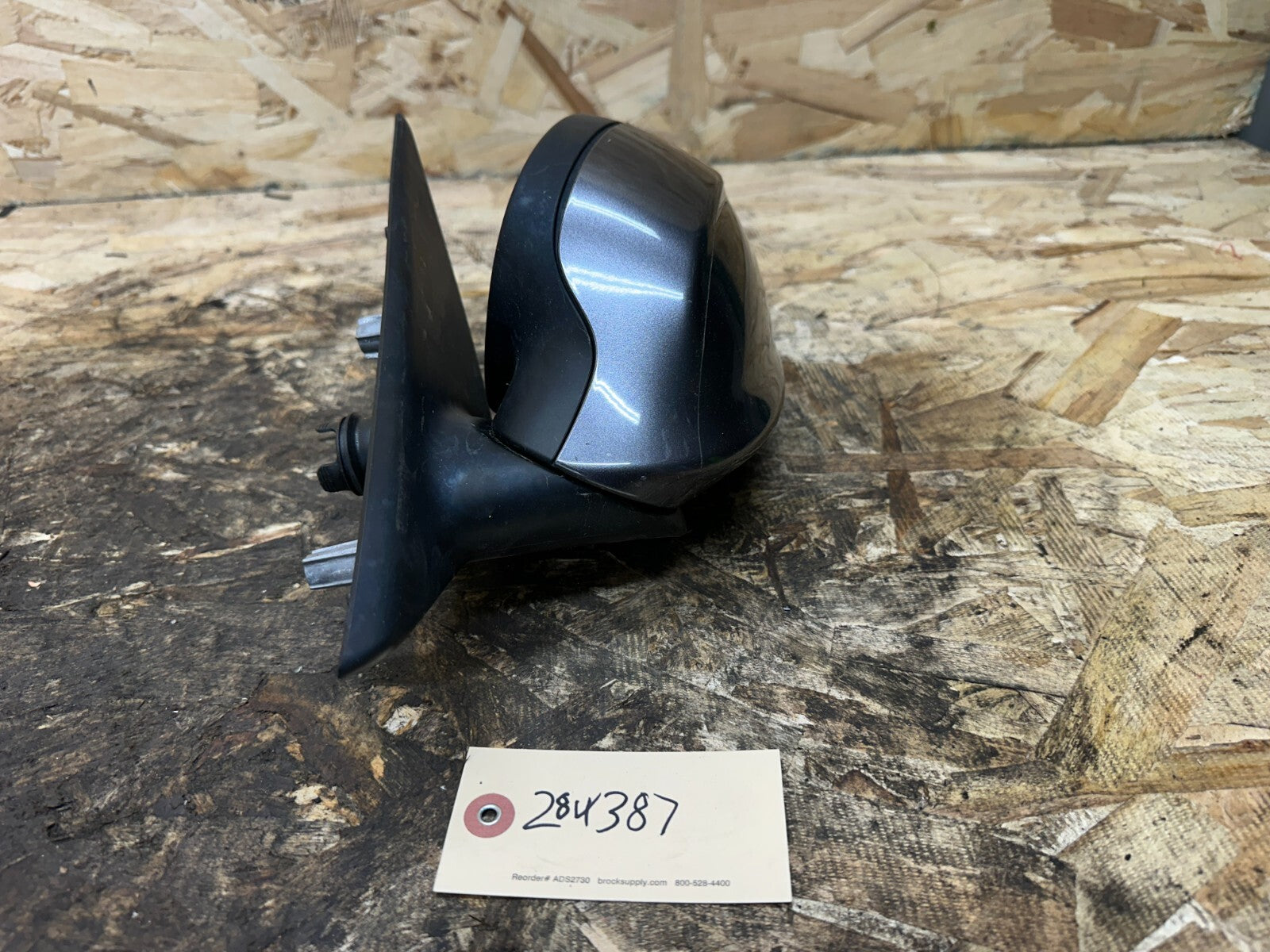 BMW 2006-2009 E90 3 SERIES LEFT DRIVER SIDE POWER MIRROR DARK GRAY OEM 7906930