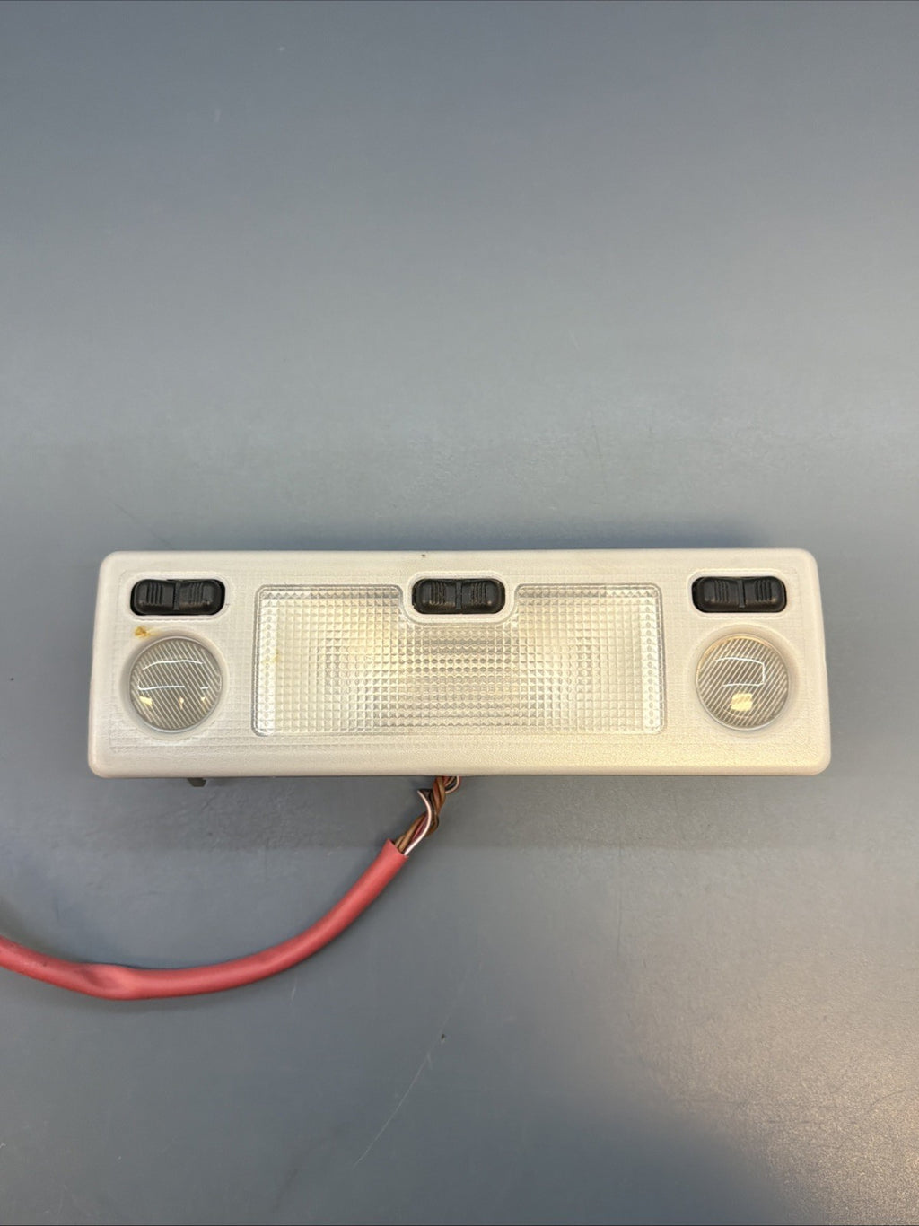 OEM BMW E36 Overhead Map Light Grey With Plug Gray Dome Map Hella 13808500