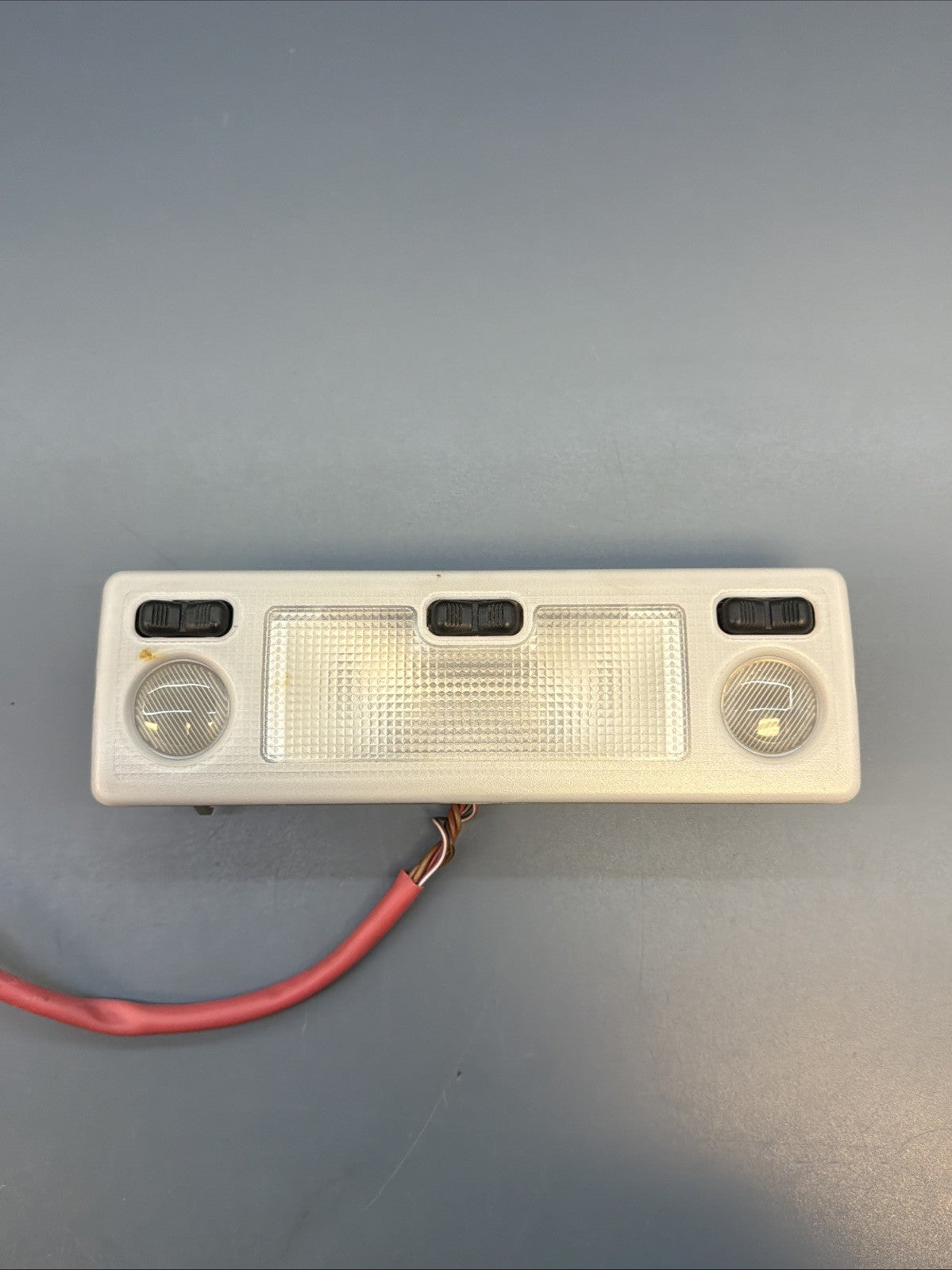 OEM BMW E36 Overhead Map Light Grey With Plug Gray Dome Map Hella 13808500
