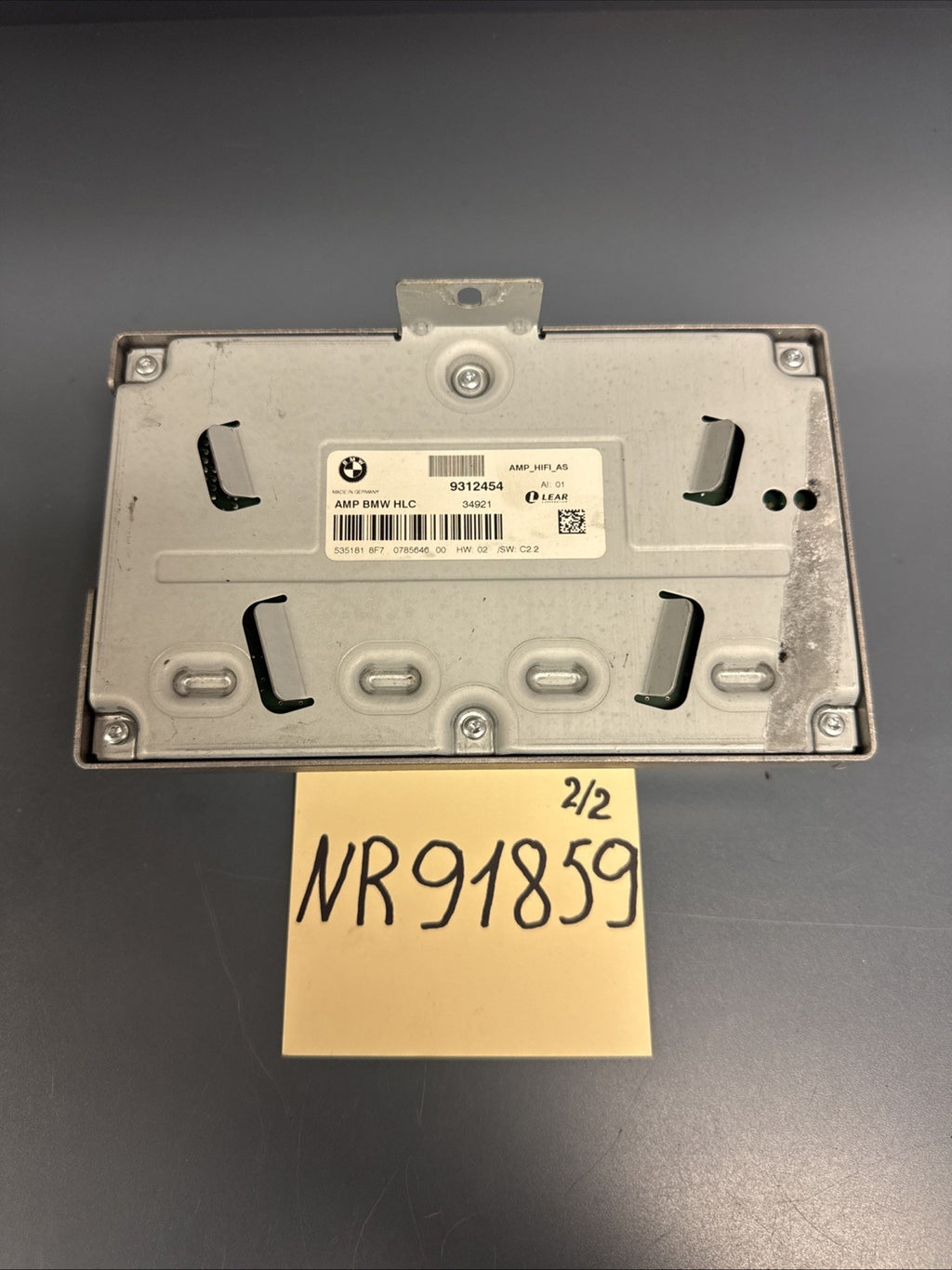 2012 - 2018 BMW F30 F80 Sedan AUDIO RADIO SOUND HiFi AMPLIFIER OEM 9312454