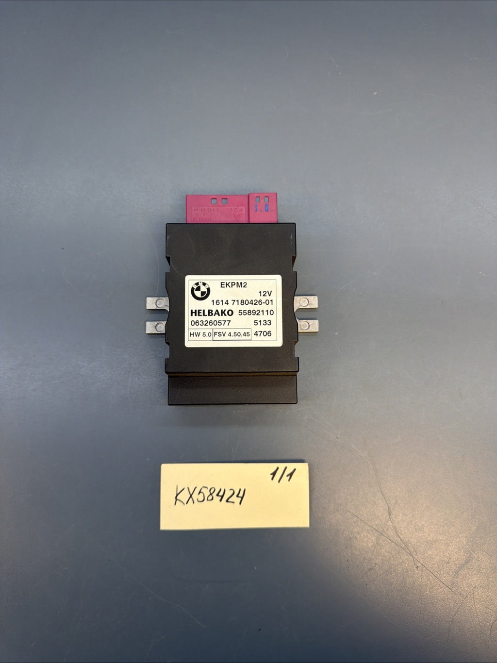 2006-2010 BMW E60 E70 E82 E90 E92 EKPM2 FUEL PUMP CONTROL MODULE 7180426