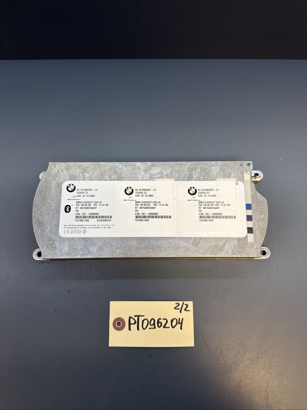 06-08 BMW E60 E90 325i 330Xi Telamatics Bluetooth Module Unit 6982067