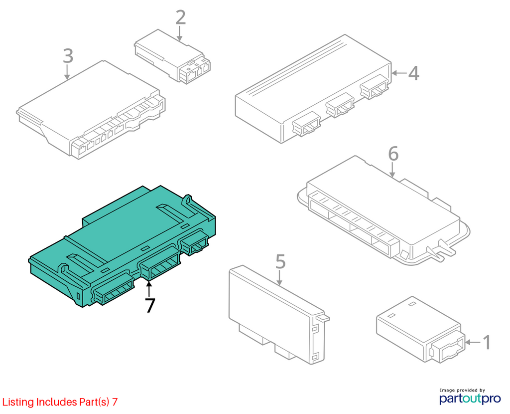 2011-2017 BMW X3 F25 Electronic Junction BOX BODY Control Module BCM BCU 9304586