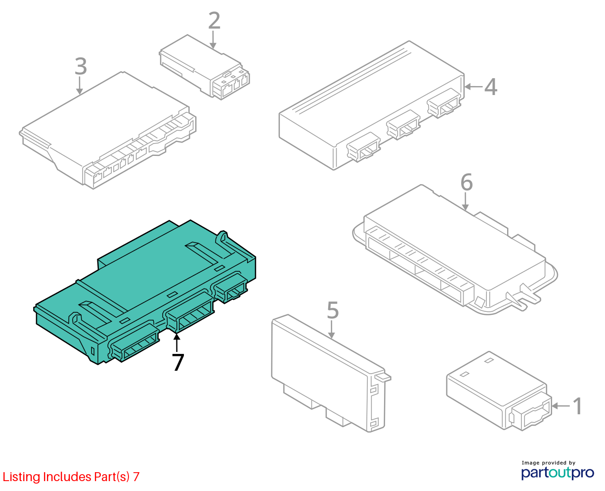 2011-2017 BMW X3 F25 Electronic Junction BOX BODY Control Module BCM BCU 9304586
