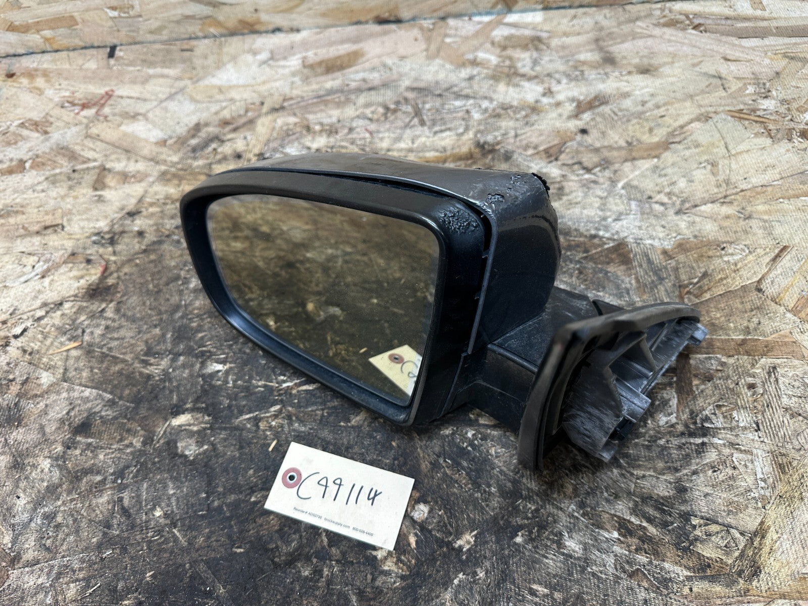 BMW 2006-2013 E92 BROKEN FOR PARTS PASSANGER POWER SIDE MIRROR GRAY OEM 7136887