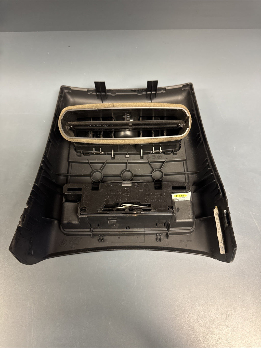 BMW 3 Series E90 E91 Covering Rear Trim Centre Console Black 51167118049