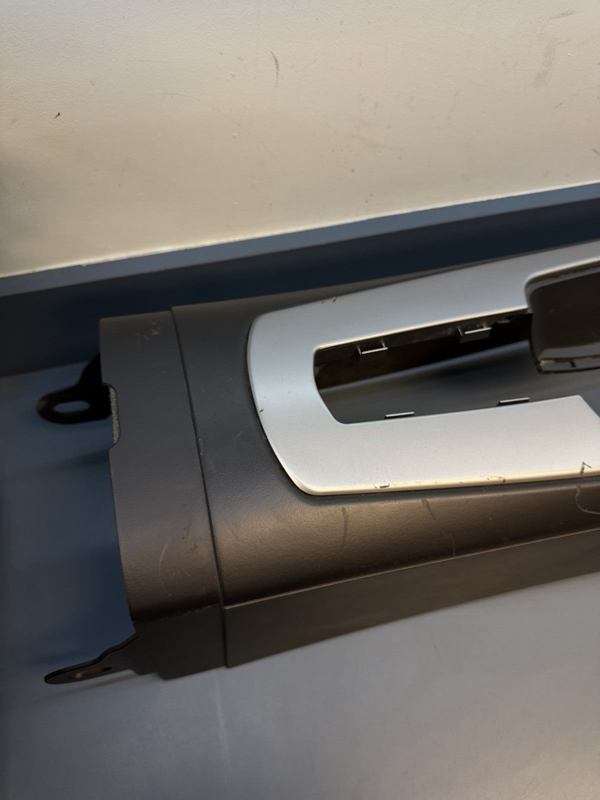 03-08 BMW E85 E86 Z4 Center Console Base Silver Trim Panel Cover OEM 7053115