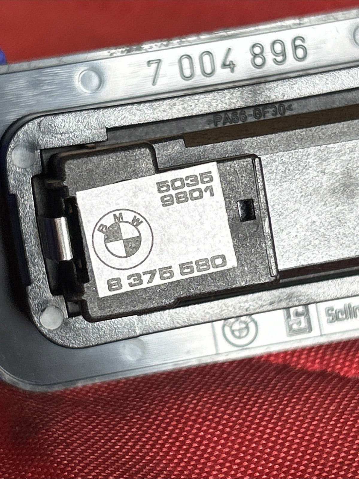07-13 BMW X5 xDrive Rear Trunk Lid Release Open Switch Black 8375580 Oem