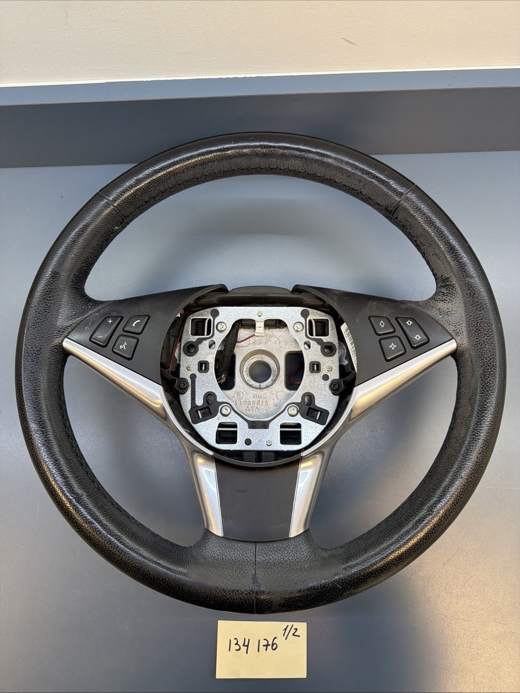 06-10 BMW E60 E63 535i Sport Steering Wheel HEATED OEM
