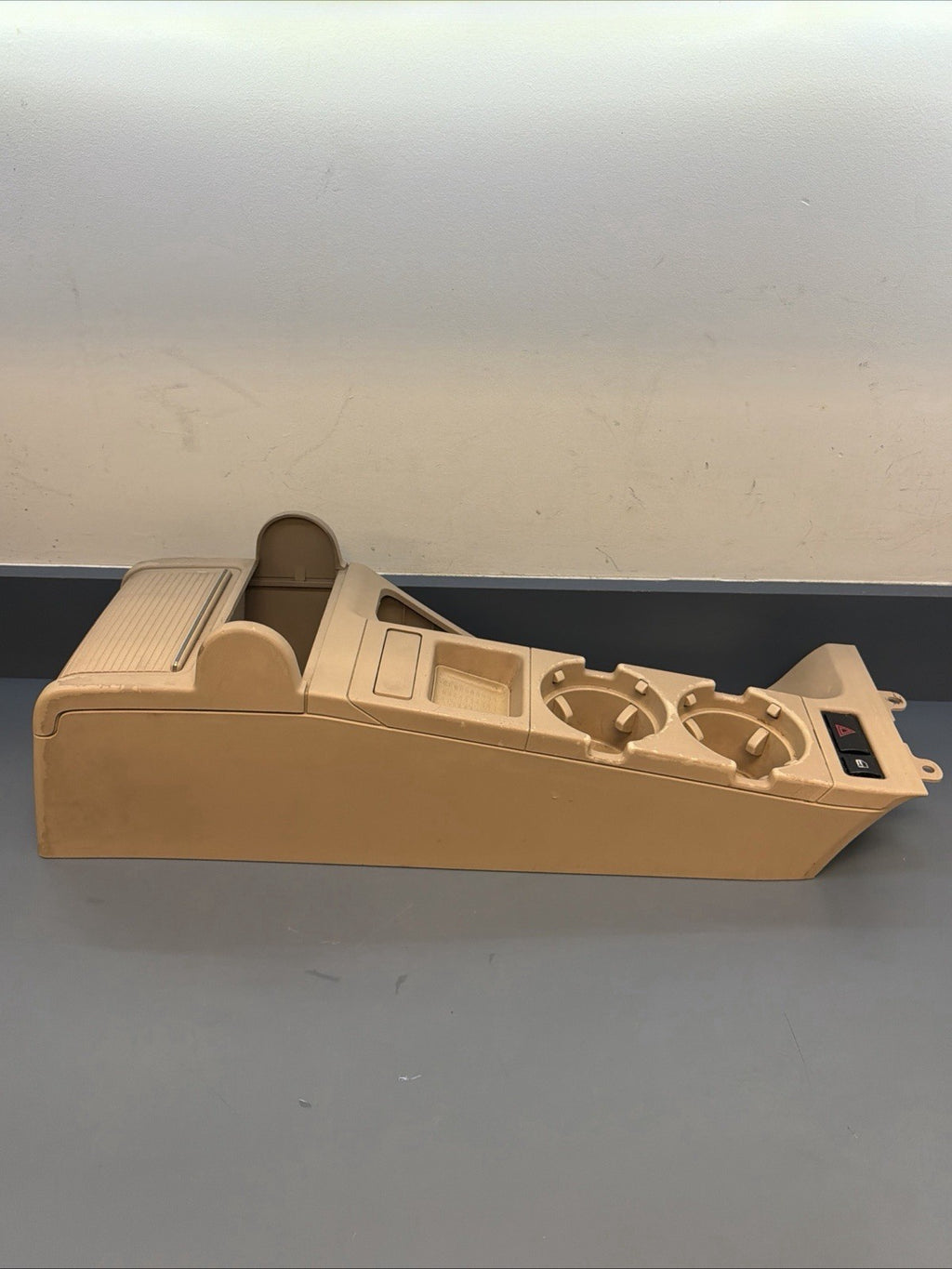 98-06 BMW E46 3 Series Front Center Console Storage Trim Panel Beige 8213680