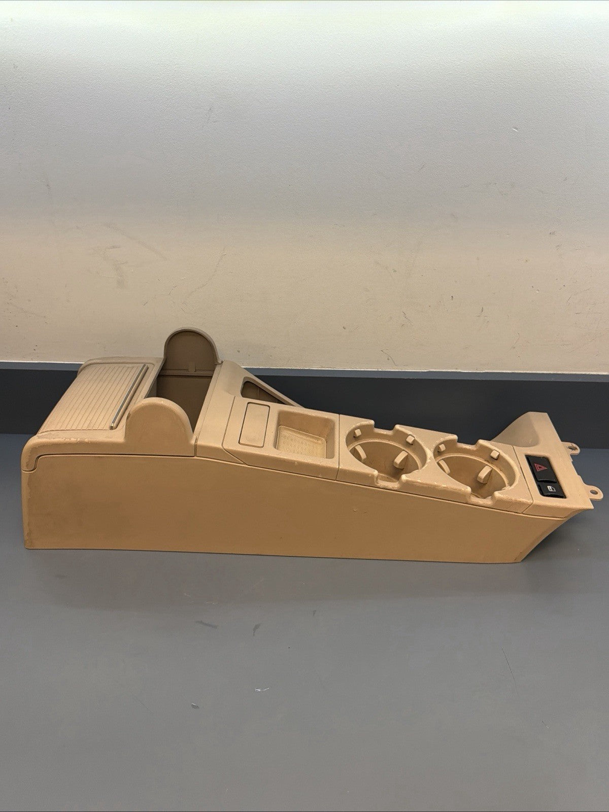 98-06 BMW E46 3 Series Front Center Console Storage Trim Panel Beige 8213680