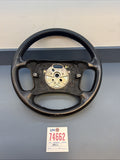 99-03 BMW E39 525i 530i 540i 4 Spoke Steering Wheel Black Leather 6753738 *NOTE*
