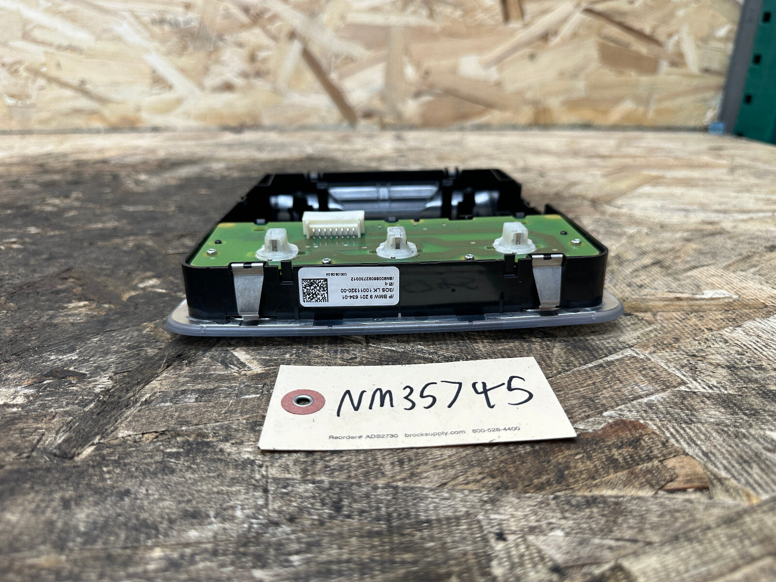 BMW 04-15 E90 3 SERIES E84 X1 REAR OVERHEAD DOME READING LIGHT BLACK 9201634