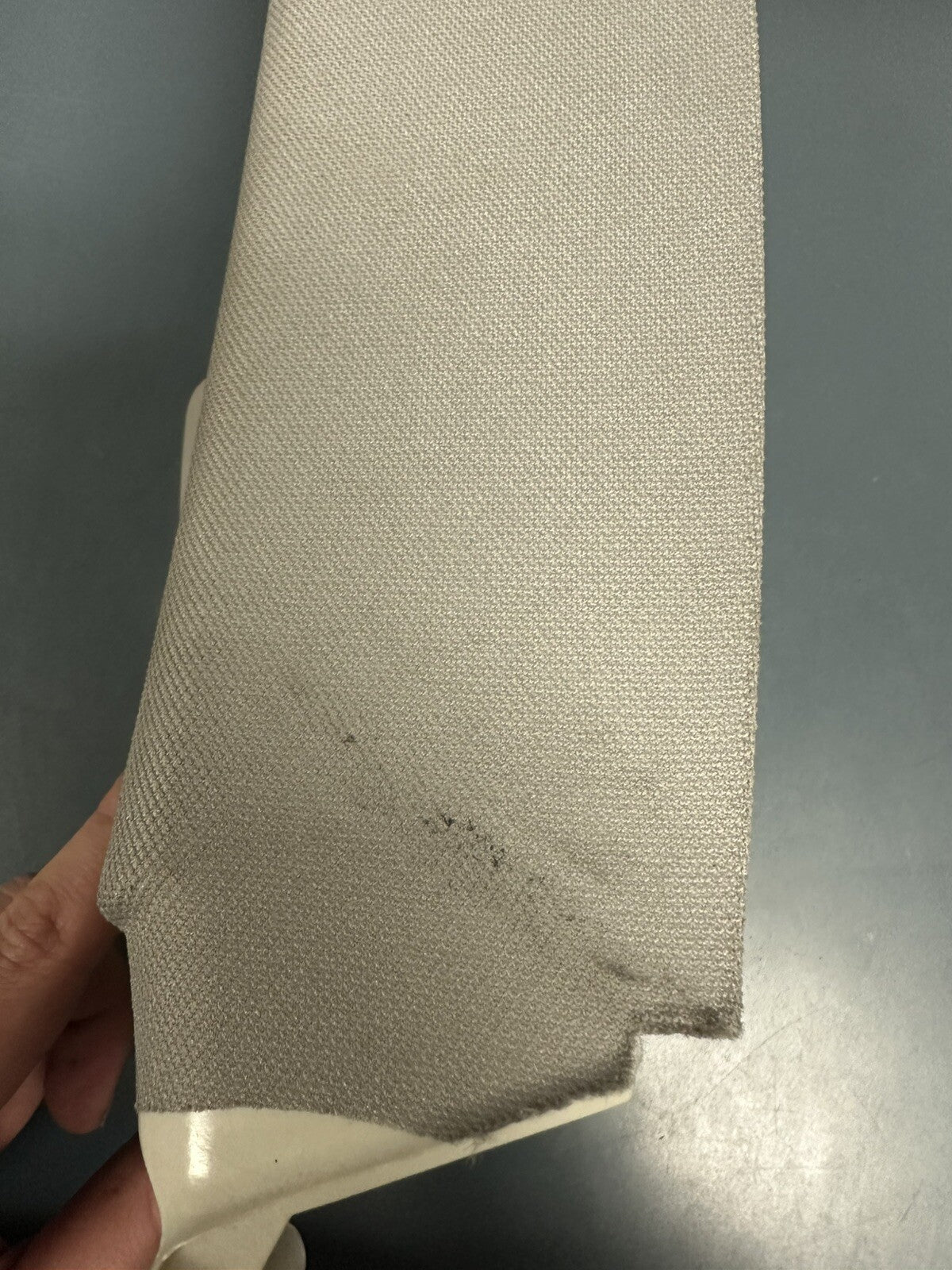 BMW E92 RIGHT PASS SIDE B PILLAR MIDDLE POST COVER TRIM PANEL OEM GRAY 7117470