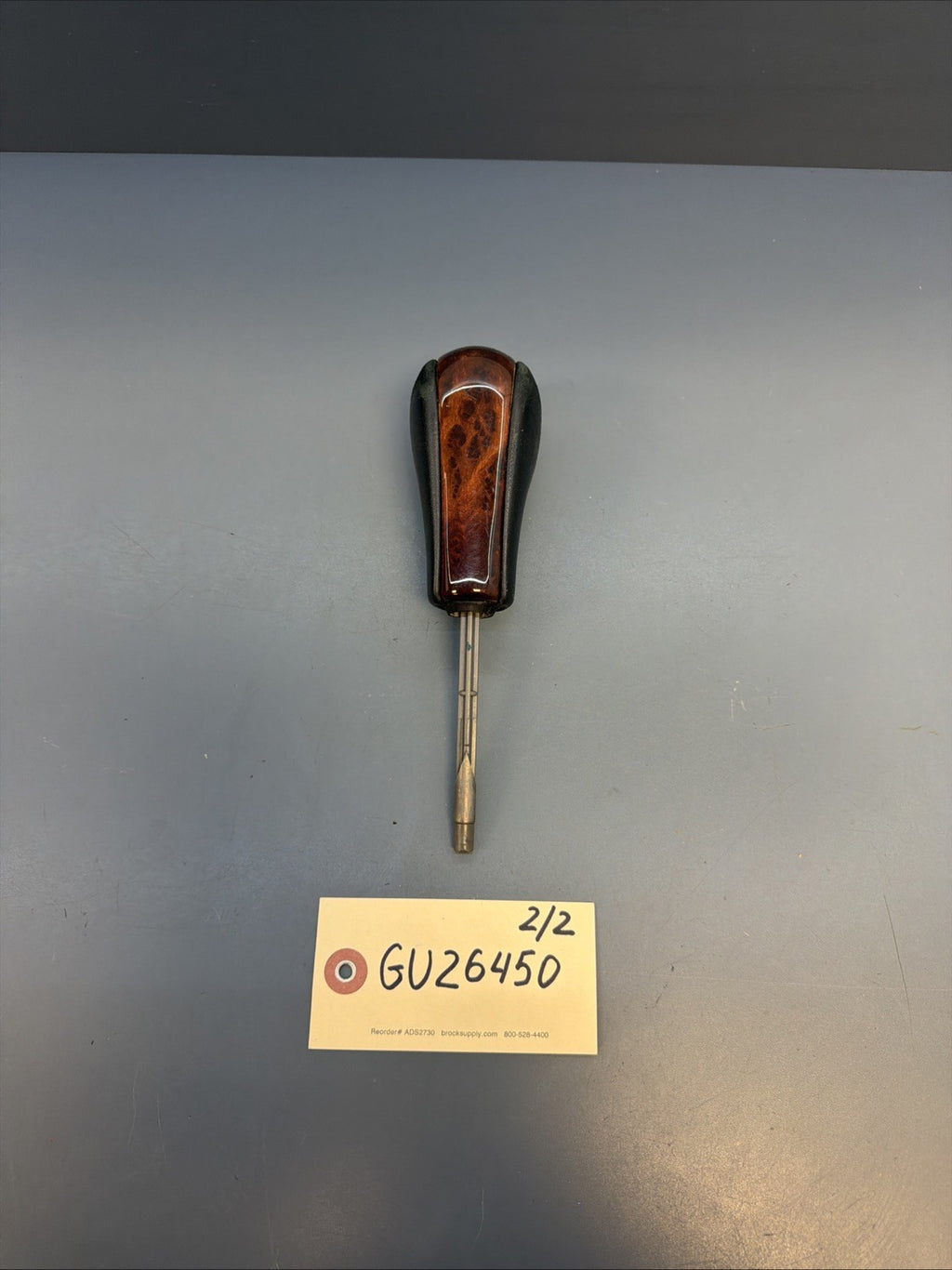 97-06 BMW E39 E46 E53 Automatic Gear Selector Shifter Knob Wood Leather 1423500