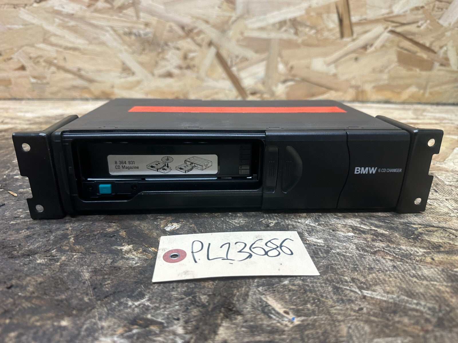 BMW 95-06 E39 E46 3 5 SERIES CD CHANGER UNIT+6 DISC MAGIZINE OE 8364931+0028760