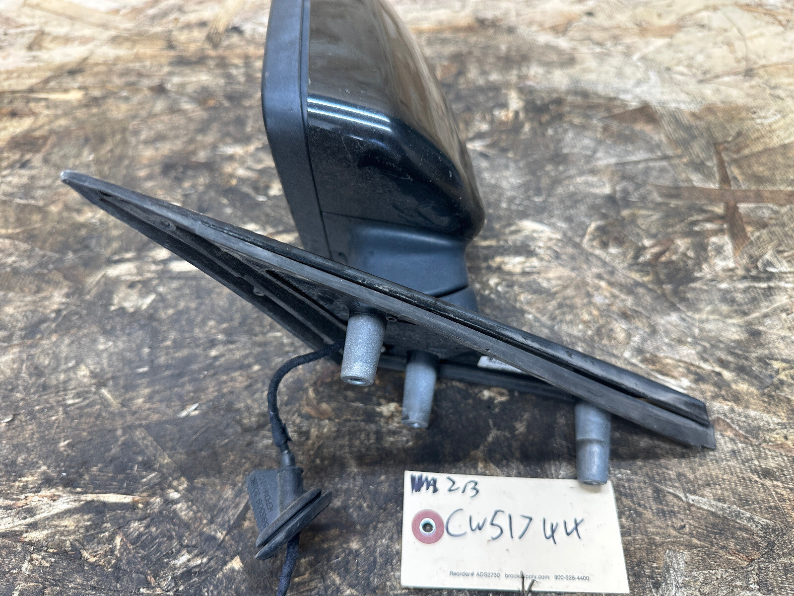 BMW 2006-2010 E60/E61 LCI RIGHT PASSANGER SIDE MIRROR BLACK OEM 7043437/7038344