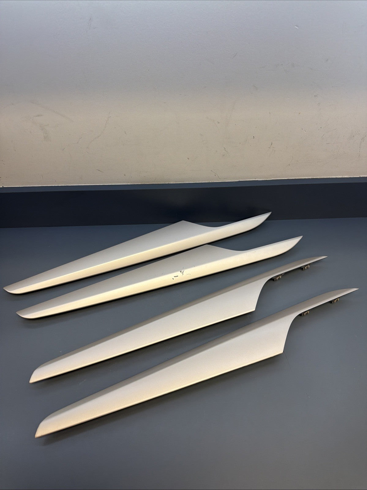 2013-2015 BMW X1 E84 Front Door Trim Cover Panel SILVER Set of 4 2991389 OEM