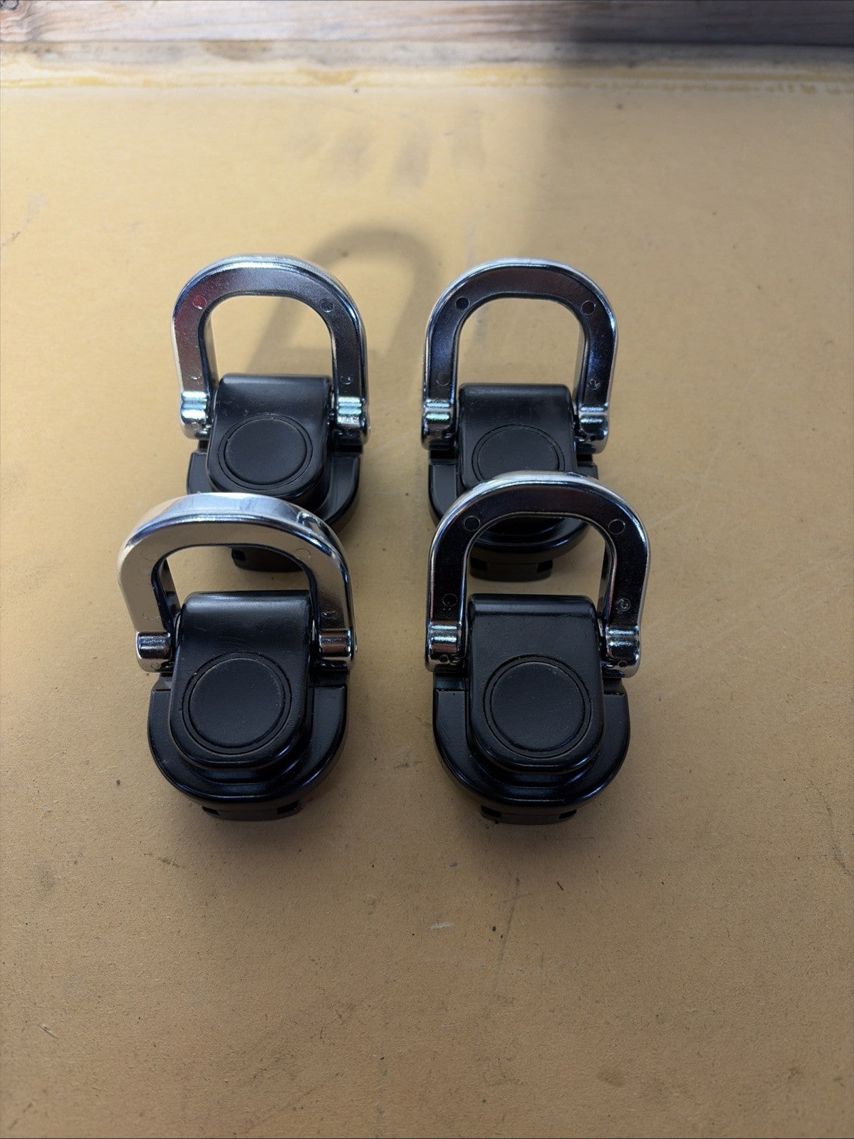 03-17 BMW X3 E83 F25 Rear Trunk Cargo Tie Down Hooks 3400537 Set of Four (4) OEM