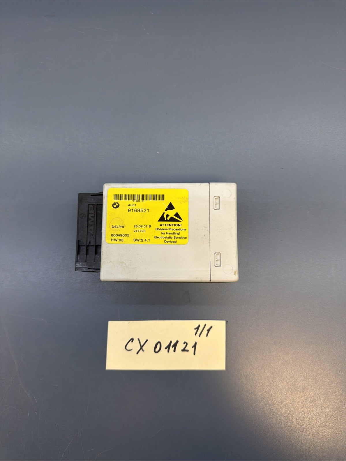 BMW 05-10 E60/E61 CENTER CONSOLE iDrive/ECU SWITCH CONTROL MODULE OEM 9169521