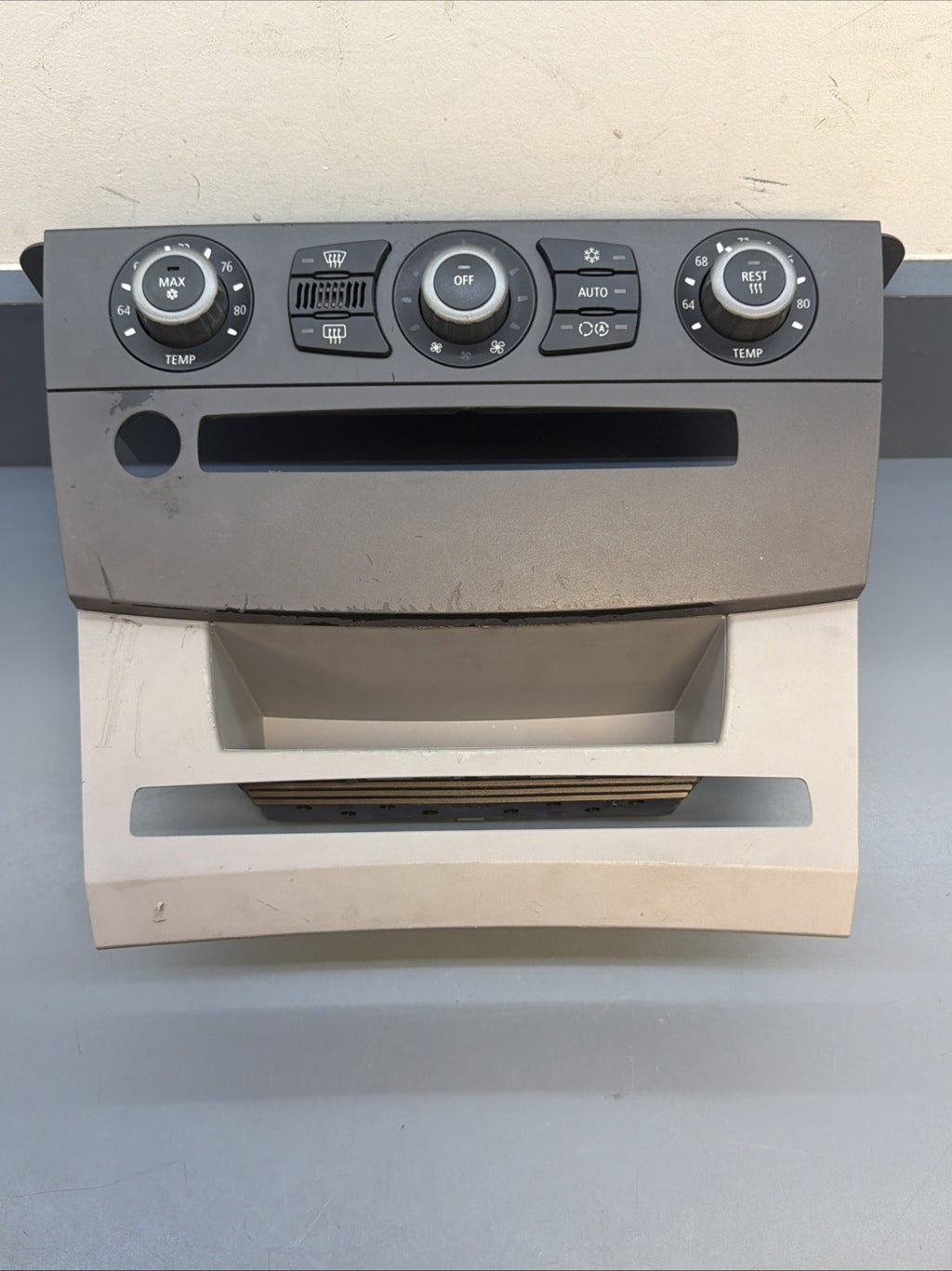 BMW 5 SERIES E60 E61 AC Control Unit Air Climate Control with storage 6946979