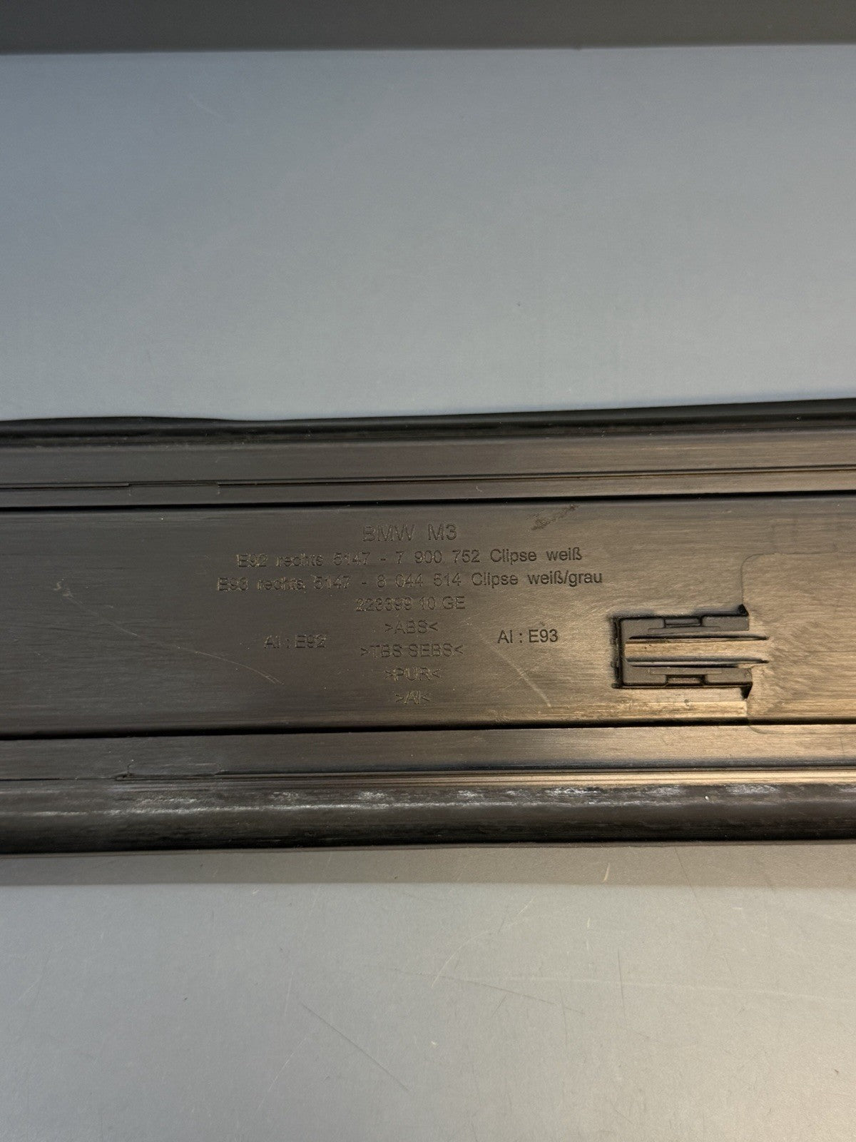 08-13 BMW E92 E93 M3 Door Sill Molding Trim Left Right SET M SPORT 7900751/52