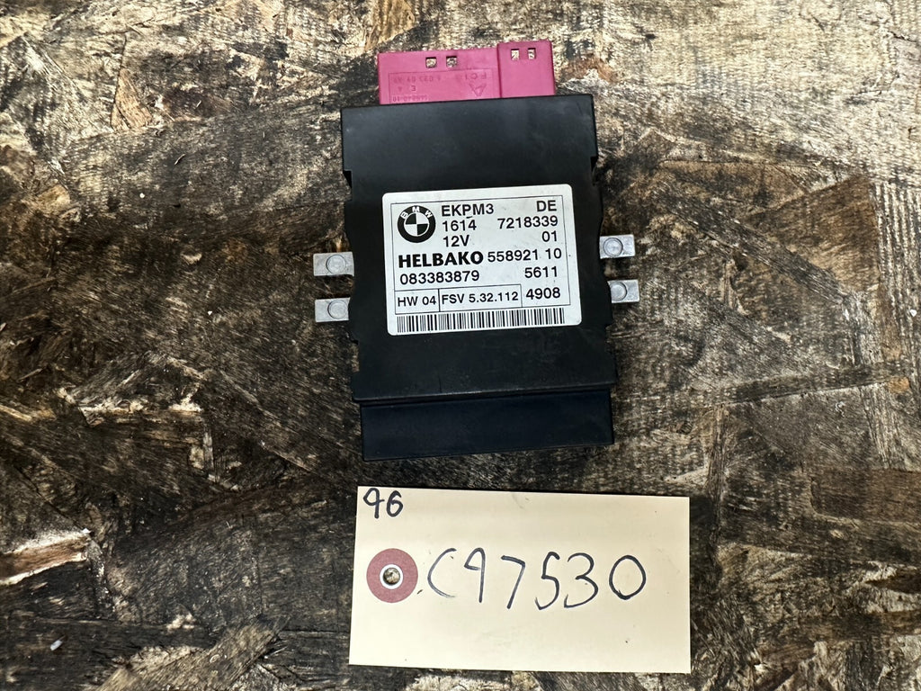 BMW 2006-2013 E90 E92 E9X FUEL PUMP CONTROL UNIT OEM 7218339
