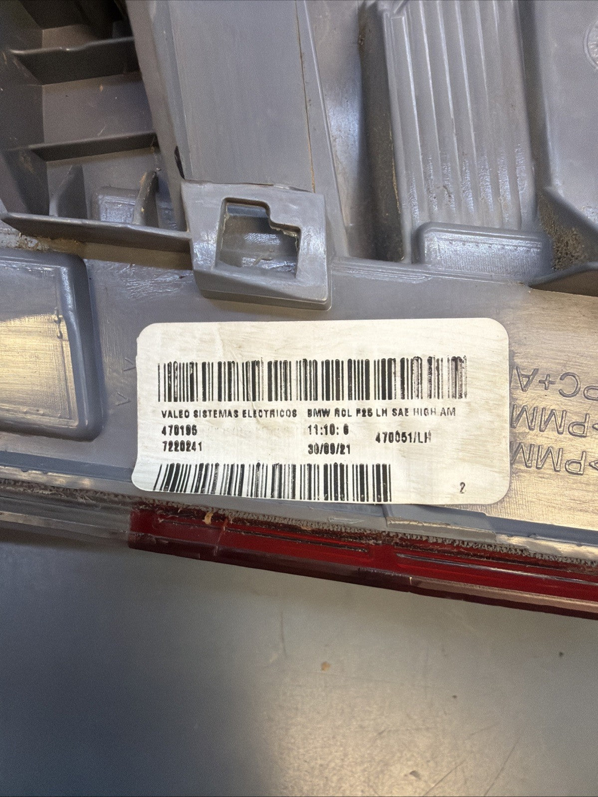 11-17 BMW X3 F25 Rear Left Driver LH Side Outer Tail Light Lamp OEM 7220241