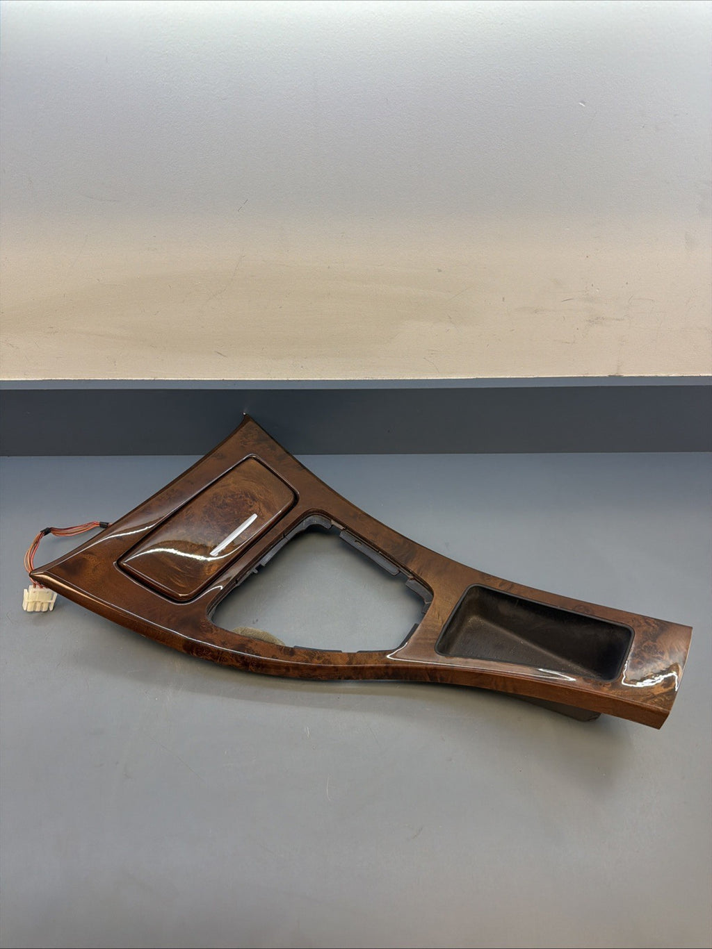 2006 BMW E90 E92 328i 335i CENTER CONSOLE WOOD CIC TRIM OEM