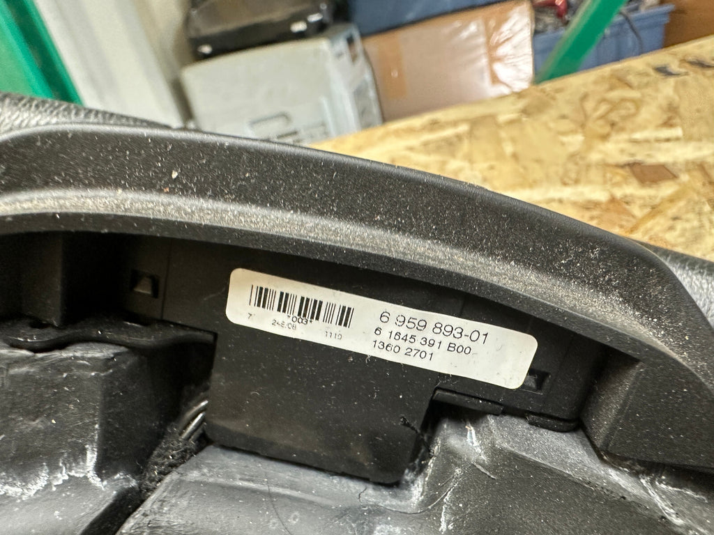 BMW 2006-2012 E90 E9X 3 SERIES BLACK LEATHER STEERING WHEEL OEM 3375E901