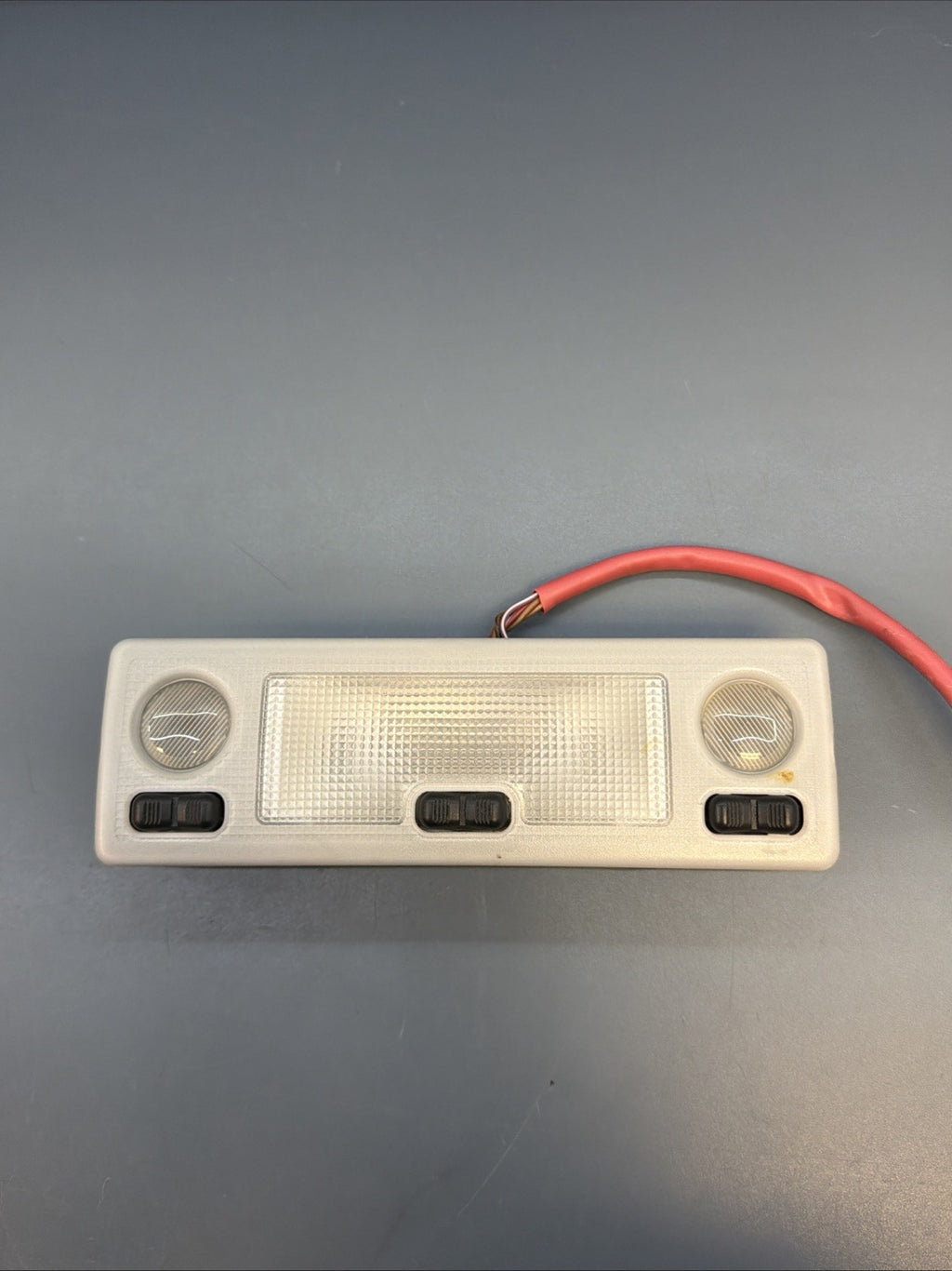 OEM BMW E36 Overhead Map Light Grey With Plug Gray Dome Map Hella 13808500