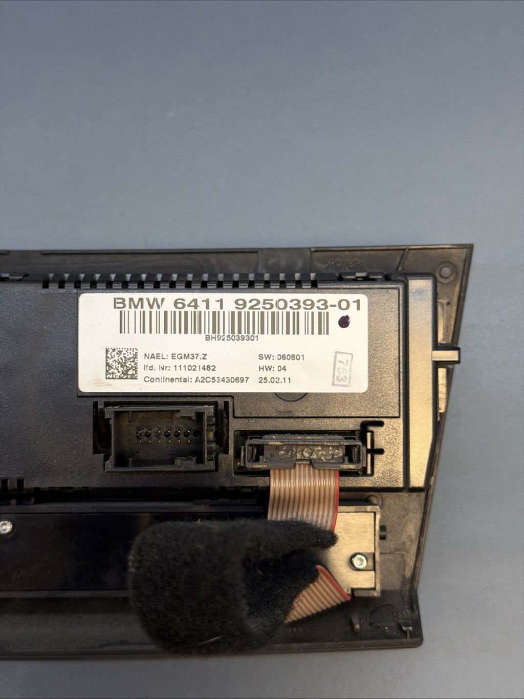 BMW 04-13 E81 E88 E90 E84 1/3 SERIES X1 AC CLIMATE CONTROL PANEL OEM 9250393