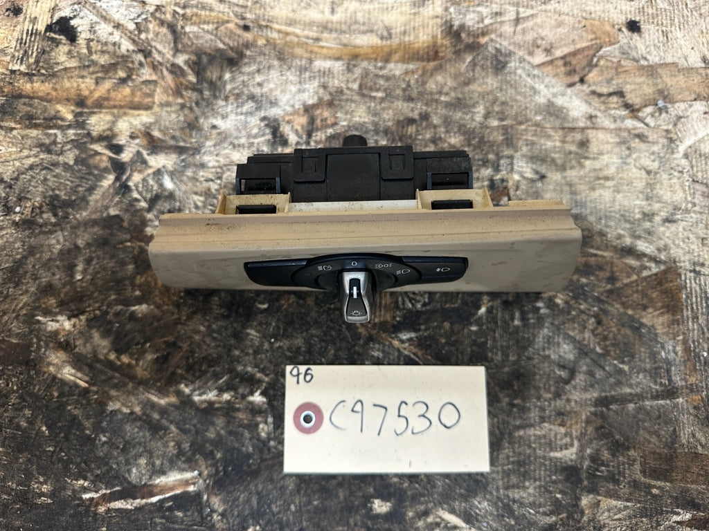 BMW 06-12 E90 HEADLIGHT FOG LIGHT CONTROL SWITCHES W TAN TRIM OEM 9169398