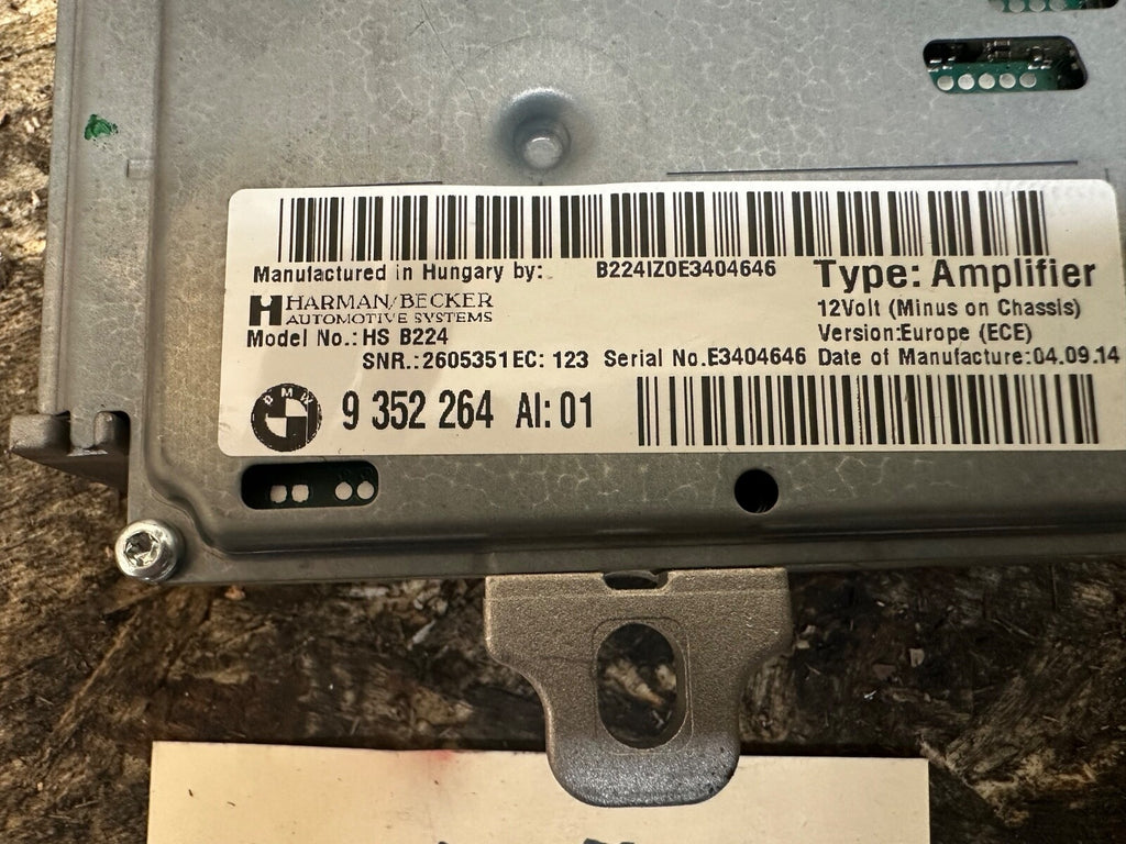 BMW F30 12-19 HARMEN BECKER HiFi ACTIVE SOUND DEISNG SYSTEM OEM BMW 9396867