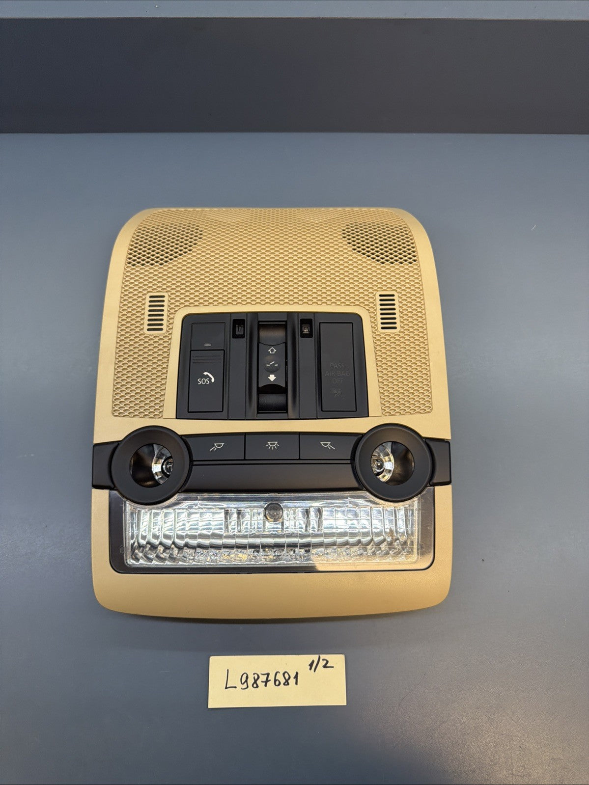 07-14 BMW E70 E71 X5 X6 Dome Map Light Sun Roof & SOS Switch Unit 9225941 OEM