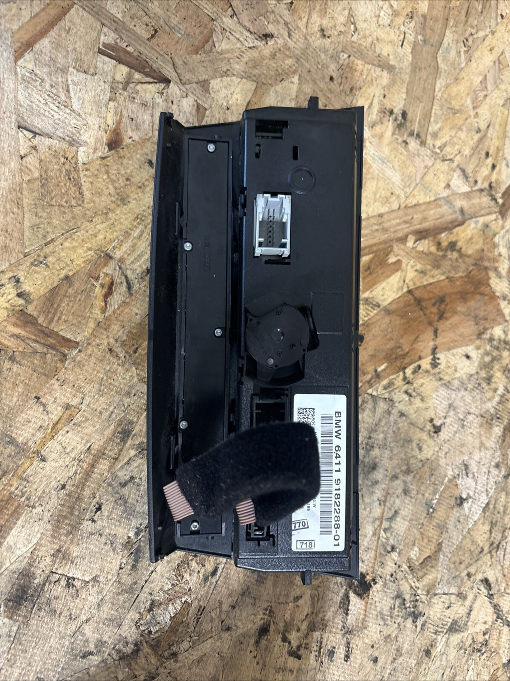 2008 BMW 335I CLIMATE CONTROL A/C IN DASH MODULE 9182288-01 OEM