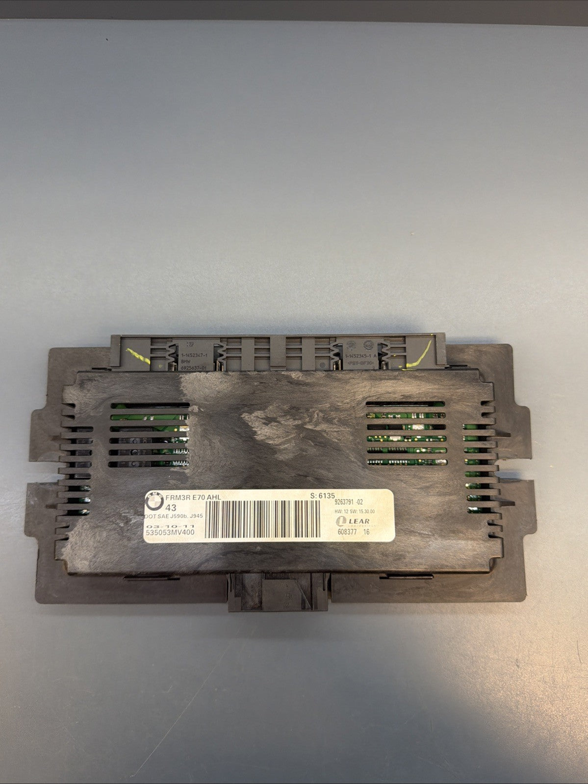 2011-2013 BMW X5 E70 X6 E71 FRM FRM3 Footwell Light Control Module OEM 9263791