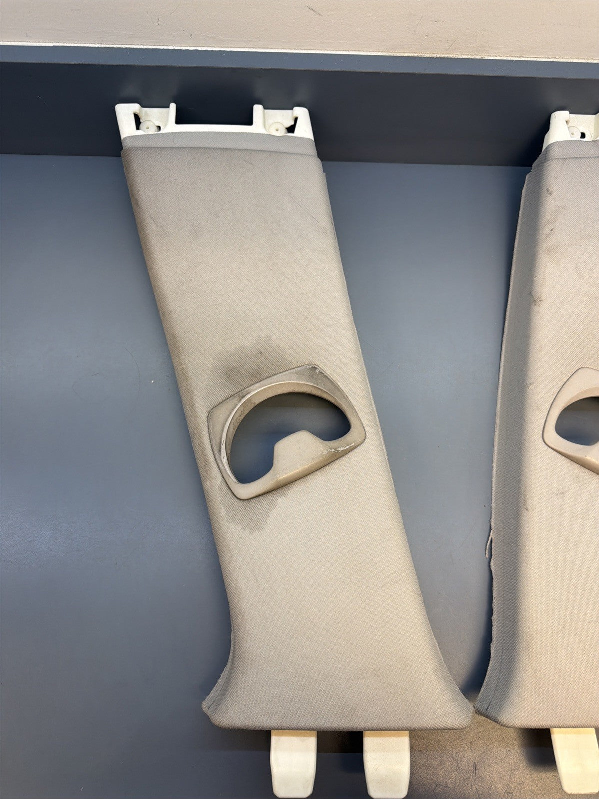 06-12 BMW E90 E91 328i UPPER B PILLAR TRIM LEFT & RIGHT 7058336 7058336 *READ*
