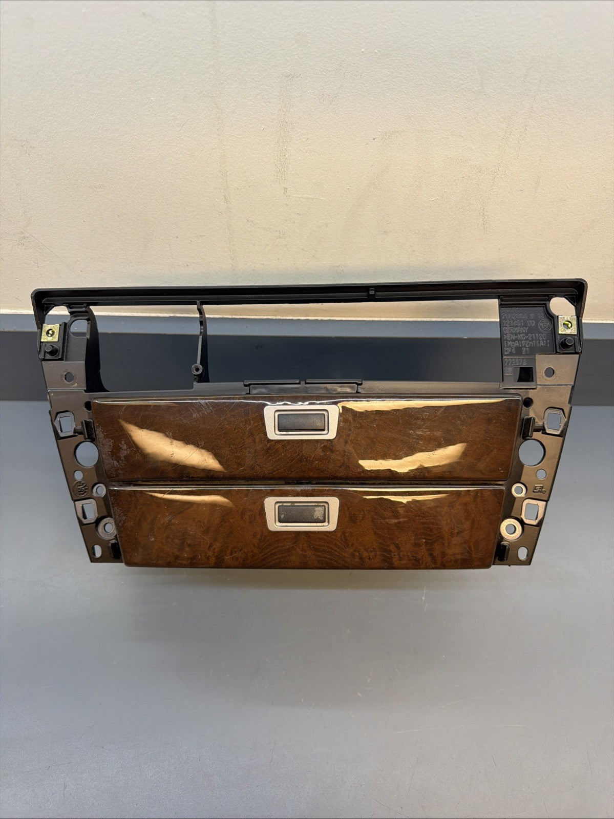 2006-2008 BMW 750Li 750I Center Dash Trim Console Storage Tray Wood Oem 7032886