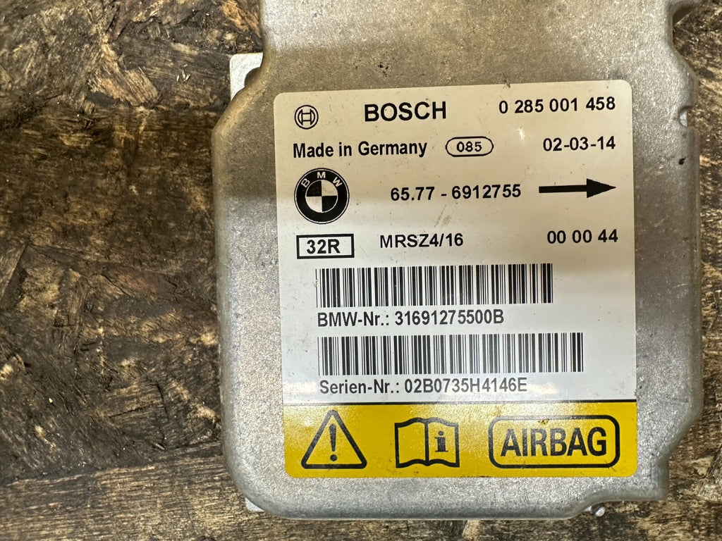BMW 97-06 E46 E53 3 SERIES X5 SRS CONTROL MODULE IMPACT SENSOR OEM 6912755