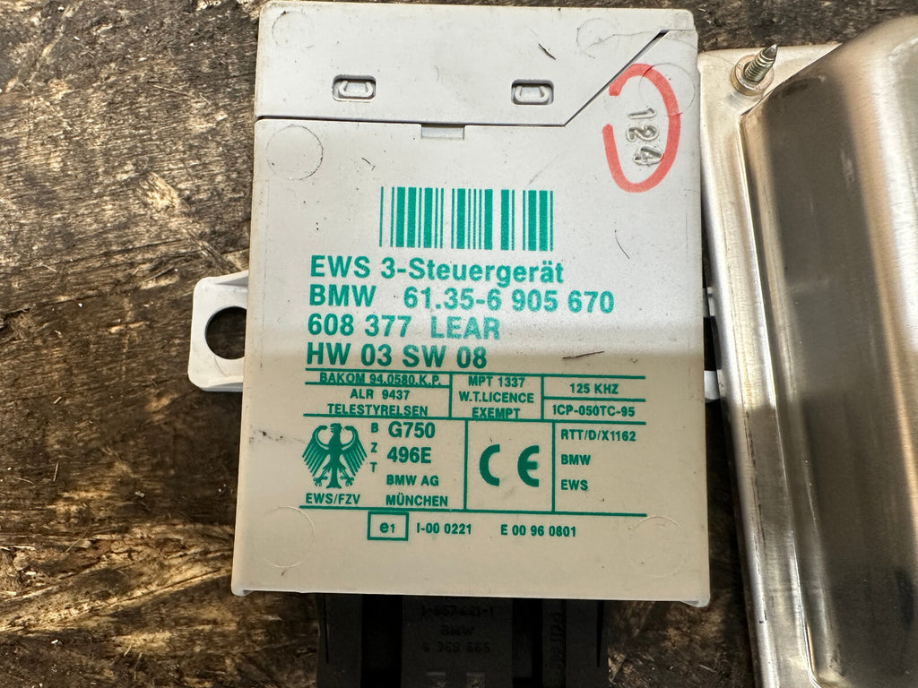 BMW 99-06 E46 E60 E83 3/5 SERIES X3 M54 ENGINE ECU+CAS+KEY 7541336 MS45.1