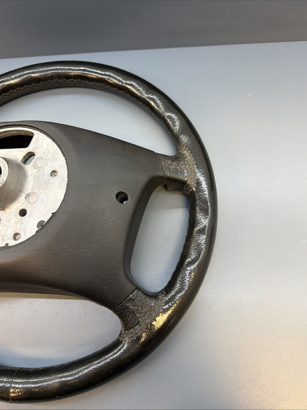 99-06 BMW OEM 330XI STEERING WHEEL W/O CONTROL SWITCHES LEATHER BLACK 6753947
