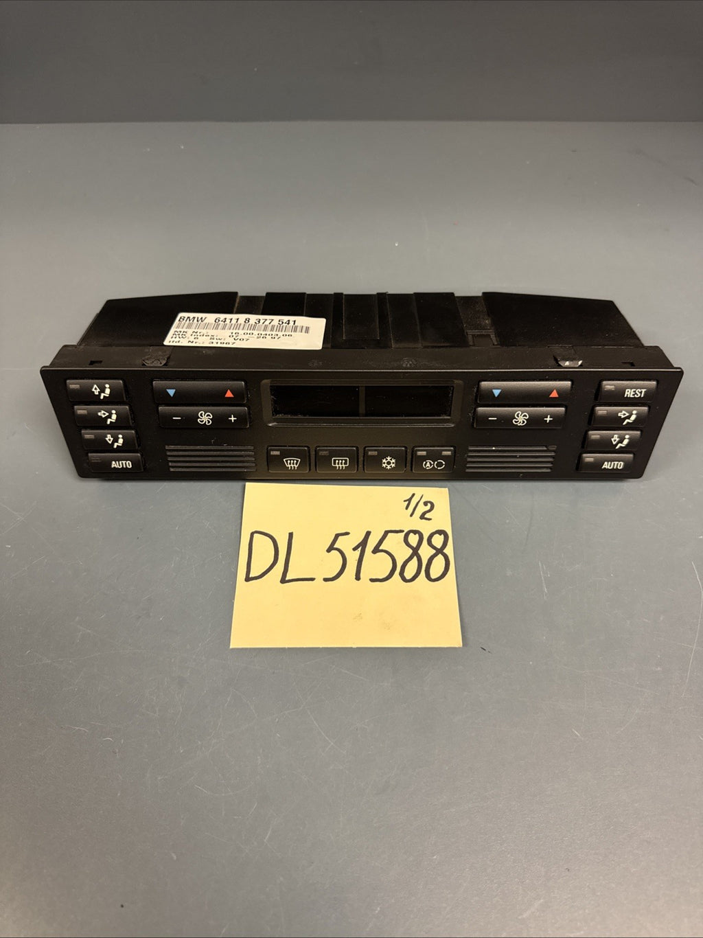 Bmw E38 740I Climate Control Panel Air Conditioning Control Panel 8377541