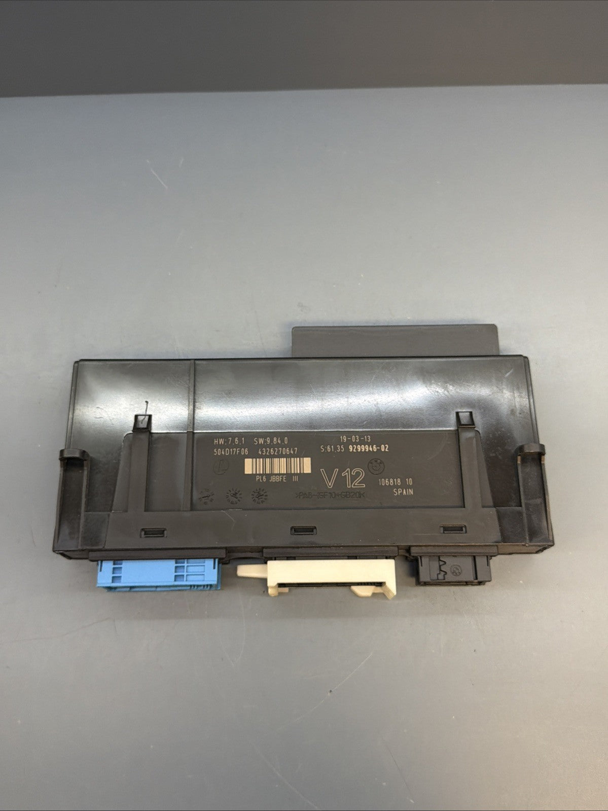 10-17 BMW F07 F01 F02 F06 Junction Box Electronics 3 Module Unit JBBFE II9299946