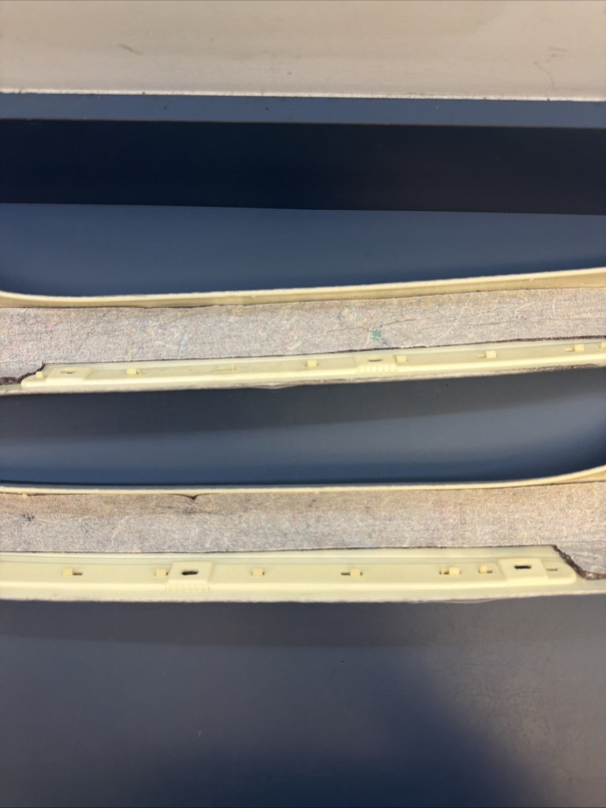 01-06 BMW E46 SEDAN Front Left & Right A Pillar Trim 8220240 8220239 Grey