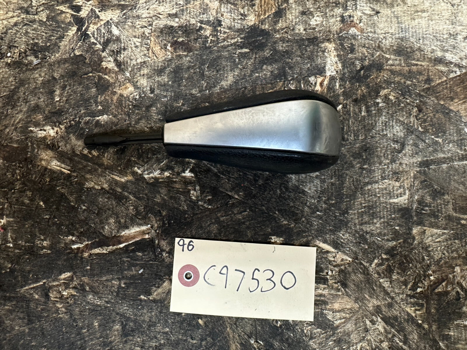 BMW 2006-2012 E90 SILVER AUTOMATIC SHIFTER KNOB OEM 25167570652