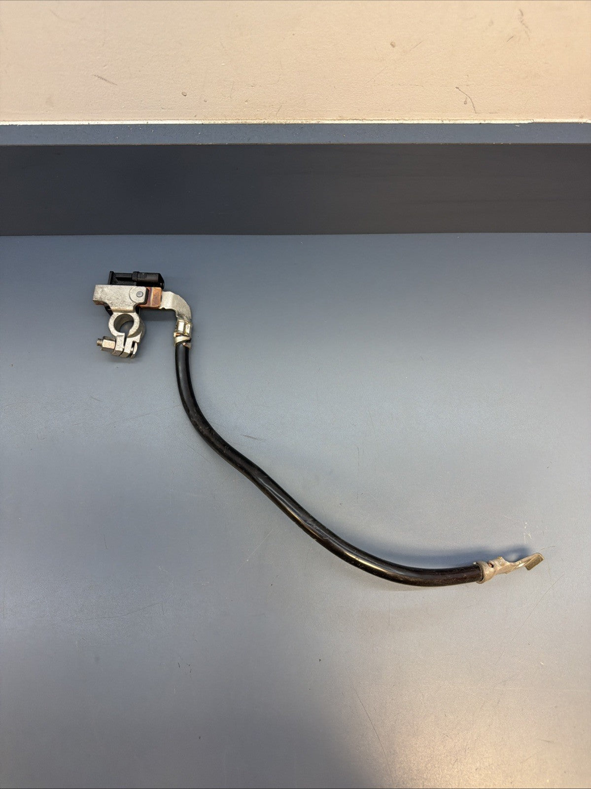 12-15 BMW E84 X1 IBS Negative Battery Ground Cable Terminal Harness OEM 7618677