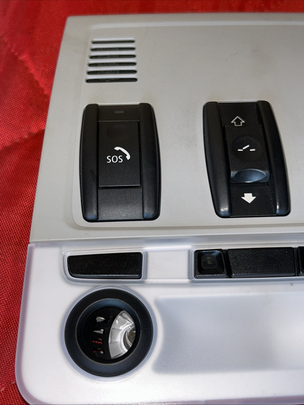 BMW 06-12 E90 E9X FRONT UPPER SUNROOF INTERIOR LIGHT CONTROLS GRAY OEM 6976340