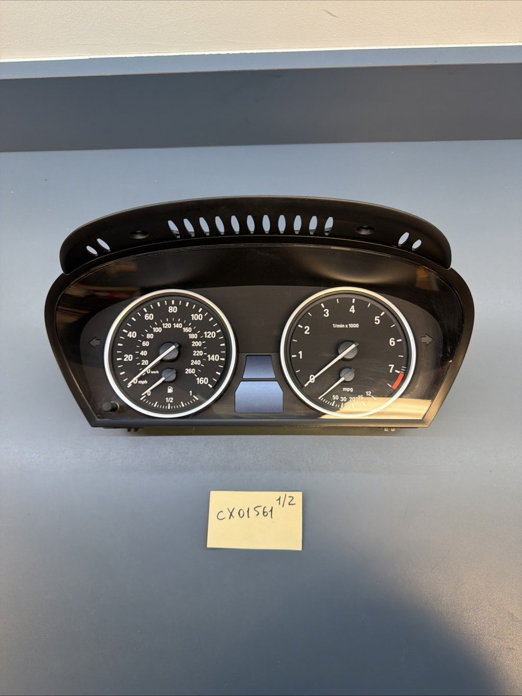 2008 - 2010 BMW E61 535I 535XI FRONT SPEEDOMETER INSTRUMENT CLUSTER 9177259 167K